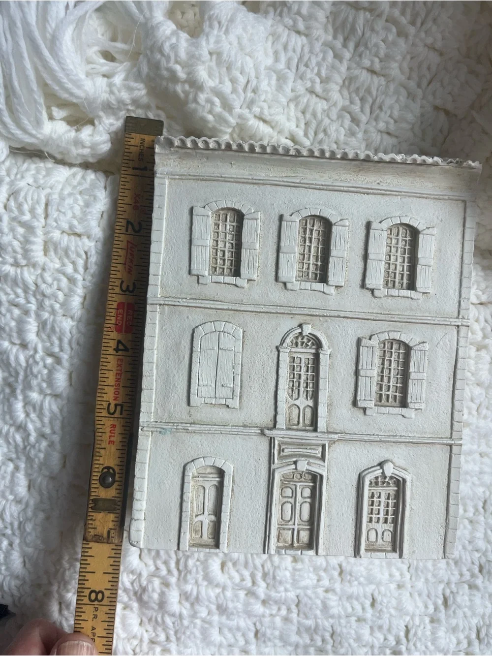 House Parts Antiqued Townhomes Building Plaque
